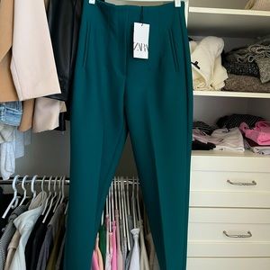 Gorgeous deep blue/green pants from Zara.